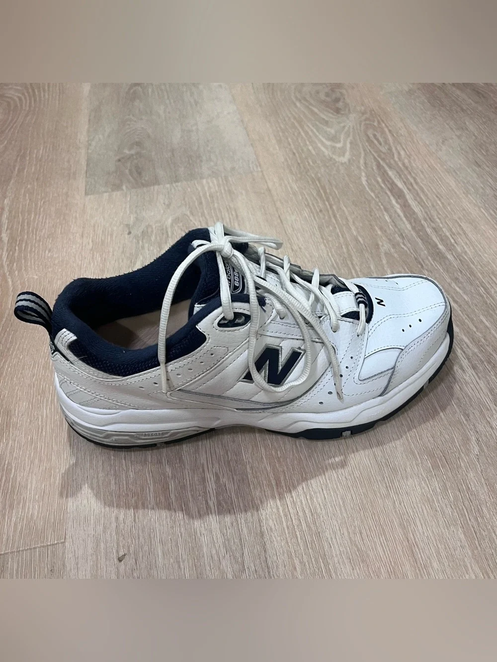 New Balance 608v2 Chunky Dad Shoes White Navy US Men 10.5 Wide